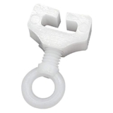 DELFRA 10 fermi a T – stopper per tende a T – bianco – camper