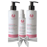 DERMOMAMMA Trio Corpo Small – Detergente,Crema,Olio Corpo, Indicato per Gravidanza e Allattamento, Pelle Idratata ed Elastica, Testato Dermatologicamente su Pelli Sensibili, Preventivo Smagliature