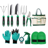DEWINNER – Set di attrezzi da giardino, kit regalo per giardinaggio, trapianto per giardinaggio, con borsa resistente per riporre oggetti