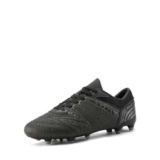DREAM PAIRS Scarpe da Calcio Uomo Sportivo Stivali da Allenamento per Uomo Scarpe da Calcio Indoor Sport per Uomo,Size 41,Nero/Grigio Scuro,160859-M-E