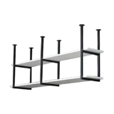 DSeenLeap Mensole sospese in Legno, mensole sospese e montate, portaoggetti e Decorazioni per Esposizione di Libri, vasi di Fiori e Decorazioni, robuste e Resistenti (100 * 30 * 80 cm)