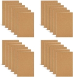 DWIYITTN Mini Taccuino Tascabile, 24 Pezzi Taccuini a Righe con Copertina Carta Kraft, Piccoli Quaderni per Bambini Studenti Viaggi Ufficio, 36 Pagine, 12,7 x 8,9 cm, Marrone