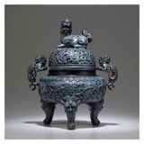 Decorazioni for il desktop Ornamenti for il desktop del bruciatore di incenso, Statua della scultura, Ornamenti for la decorazione del tavolo in ottone, Ornamenti for il desktop della decorazione dell