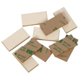 Dischi di legno autoadesivi rettangolari – 2 x 1 cm – 60 x 30 cm – Decorazione da tavolo fai da te, confezione da 100 pezzi, altezza x larghezza: 60 x 30 cm