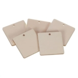 Dischi di legno quadrati con foro centrale, da 1 a 60 cm decorazione fai da te, decorazione da tavolo