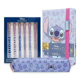Disney Cancelleria Stitch Set Regalo Gadget Accessori e Cose per la Scuola (Set da 3)