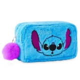 Disney Pochette Donna – Beauty Case Ragazza Bambina eTrousse Pelosa per Trucchi Stitch Gadget Regalo Ufficiale (Stitch Blu)