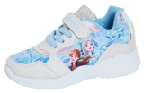 Disney Scarpe Sportive Frozen 2 Ragazze Bambini Elsa Anna Easy Touch Chiusura Veloce Lacci Scarpe Casual Blu 25 EU Bambino