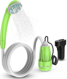 Doccia Portatile, Eletorot Doccia da Campeggio Doccia a Batteria Ricaricabile, Doccia Campeggio Doccia Esterna per Spiaggia, Escursionismo, Lavaggio Auto, Campeggio Accessori Utili