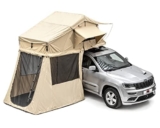 Dragon Winch Tenda da campeggio con vestibolo per 2 persone + materasso – comoda e mobile, ideale per escursioni complete di scale telescopica, tasche per accessori e zanzariere | Impermeabile