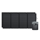 ECOFLOW Generatore solare DELTA 2 Max, 2048Wh Batteria LFP centrale elettrica portatile e pannello solare 400Wx2,Max 3100W uscita CA,Ricarica rapida 0-80% in 53 minuti, per all’aperto,campeggio,camper
