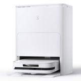 ECOVACS DEEBOT X5 OMNI Robot Aspirapolvere Lavapavimenti con Stazione All-in-One, 12800Pa, Anti-grovigli, TruEdge Taglio Adattivo Bordi, Lavaggio Mocio ad Acqua Calda a 70°C, Sollevamento Mop 15mm