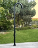 ELEMENTO Nebbia Rain – Doccia da giardino, colore: nero opaco