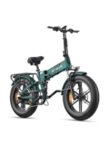 ENGWE Bicicletta Elettrica Pieghevole| 832Wh 16AH Durata 110KM| 20″×4.0″ Fat Tire|Sensore di Coppia| Sospensione Completa| 8 Velocità| 2024 ENGINE Pro 2.0 (Verde Montagna)