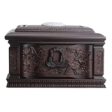 EUTYRG Articoli funebri, urna in Legno, urna in Palissandro per Ceneri umane, bellissime urne per la Vita, amorevolmente Amato, Scatola per Intaglio del Legno Antico