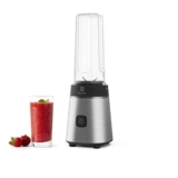 Electrolux E3SB1-4ST Frullatore Sports Blender Create 3, 2 bottiglie take away da 600ml, Acciaio inox, Amazon Exclusive