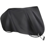 Elezenioc Telo Copribici,190T Nylon Coperture Biciclette per 2 Biciclettes Esternoe Interno,Telo Copri Bicicletta Impermeabil Anti-UV con Foro di Blocco,Adatta per Bici da Montagna Strada(Fino a 29 “)