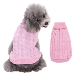 FEimaX Maglione per Cani e Gatti Cappotto Caldo Cane Gatto Inverno Abbigliamento Vestiti Morbido per Cani di Taglia Piccola e Media Animali Domestici Cucciolo Maglieria