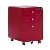 FIFOR Mobile Schedario A 3 Cassetti,con Serratura Intelligente, Schedario A Rotelle con Supporto per Stampante da Ufficio,per Cancelleria E Cartelle Sospese