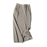 FULBHPRINT 100% Cashmer Casual Gonna Elegante Accogliente Autunno Inverno A Vita Alta Gonna Maglieria Delle Donne, Khaki9, M