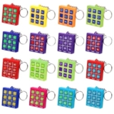 Fentar 16Pz Portachiavi Tic Tac Toe, Carino Portachiavi Bambini, Divertente Gadget Compleanno Bambini, Giochi per Feste Compleanno Bambini, Regali Alunni per Compleanno Partito