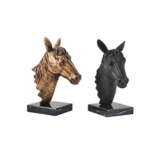 Fermalibri Personalità Creativa Fermalibri,Marmo Testa di Cavallo Fermalibri Decorazione Ufficio Libro Stand Moderno Minimalista Studio Decorazione Desktop Libro Fermalibri