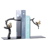 Fermalibri, fermalibri decorativi retrò nordici, fermalibri unici for soggiorno, decorazione for desktop con libri in camera modello