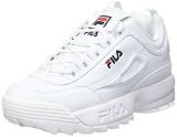 Fila Disruptor Teens, Scarpe da Ginnastica Unisex – Bambini e Ragazzi, Bianco, 38 EU