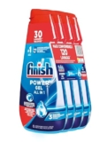 Finish Powergel Gel Detersivo per Lavastoviglie Liquido, Multiazione, Poteri Sgrassanti, Fresh, 120 Lavaggi, 4 Confezioni da 30 Lavaggi