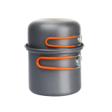 Fire-Maple FMC-207 Kit di Pentole da Campeggio Set da Cucina Pieghevole da Campeggio con Pentola e Ciotola, Adatto per Solo Backpacking Ultraleggero 195g