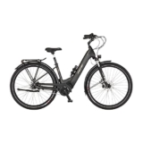 Fischer Cita 7.0i, Bicicletta Elettrica Donna Uomo RH 43cm Motore Centrale 50Nm Batteria 36V E-Bike City, Grigio Ardesia, 43cm-630Wh