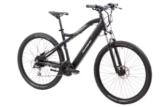 F.lli Schiano E-Mercury 29”E-Bike MTB, Bicicletta Elettrica Mountainbike con Motore 250W e Batteria al Litio 36V 11,6Ah estraibile, con 24 Velocità, Nera