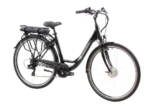 F.lli Schiano E- Moon 28” Bicicletta Elettrica da Città, Bici Elettrica con Pedalata Assistita 250W, City E-bike Unisex Adulto, Batteria Rimovibile 36V 13Ah, SHIMANO 7 velocità, Donna Uomo, Nero
