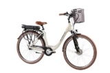 F.lli Schiano E-Moon, Bici Elettrica da Trekking 28 Inches per Adulti. 36V 13Ah Batteria Rimovibile, Motore 250W 40Nm, Trekking Ebike, Bianco