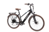 F.lli Schiano E-Voke 28″ E-Bike, Bicicletta Elettrica da Trekking con Motore 250W e Batteria al Litio 36V 11,6Ah rimovibile, Shimano 8 Velocità, Colore Nero, Display LCD