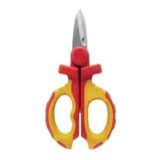 Forbici isolate da elettricista, 1000V. Rosso e giallo