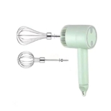 Frusta elettrica a mano, ricaricabile tramite USB, con 3 modalità di velocità per montare, mescolare, budino, sbattere le uova (verde)