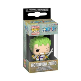 Funko Pop! Keychain: One Piece – Roronoa Zoro- Mini Figura in Vinile da Collezione Novità Portachiavi – Riempitivi per Calze – Idea Regalo – Merchandising Ufficiale – Anime Fans – Minifigure