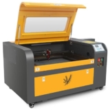 Furvveerr 60W Macchina per Incisione Laser CO2 Incisore Laser Legno 600x400mm Laser Engraver Cutter Macchina da Taglio Laser CO2,con Scheda Madre M3,per Intaglio Pelle/Acrilico/Carta,Fai Da Te