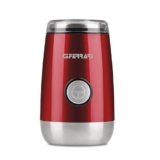 G3 Ferrari G20076 CafExpress Macinacaffè,150 W, Sistema di blocco, macina spezie e caffè, 50 gr, Funzionamento Pulse, Lame INOX, Rosso