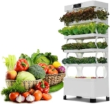 GBHERGXC Kit per Giardino di Erbe aromatiche Indoor con Torre del di Coltivazione idroponica con Luce di Coltivazione | Smart Garden per Il davanzale della Cucina Domestica | Antipasto per orto, b