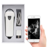 GHRERTX Ecografo Veterinario, ecografo Portatile Wireless, con sonda Meccanica da 3,5 MHz, Dispositivo Portatile for Test di Gravidanza, for suini, Pecore e capre(White)