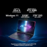 GIGABYTE – AORUS Master 16 Gaming Laptop – 240Hz 2560×1600 OLED – NVIDIA GeForce RTX 5080 – Intel Core Ultra 9 275HX – SSD 2TB con 32GB DDR5 RAM – Windows 11 Home AD (AORUS Master 16 BYHC5USE65SH)
