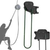 GJBMXSM Allenamento con Corda Infinita, Macchina con Puleggia a Cavo con Resistenza Regolabile, Attrezzo per Palestra Domestica, Attrezzo per Addominali E Schiena, Corda Elettrica UpgradedModel