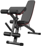 GLJTUO Panca Pesi Panca da Allenamento Regolabile Panca Pesi Pieghevole Regolabile Sedia Fitness Ausiliaria per La Casa Panca con Manubri Caricamento 300 kg Panche per Attrezza(Black)