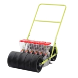 GXLDIANPU Seminatrice da Giardino a Spinta Manuale, Seminatrice di Precisione, Distanza tra Le Piante E tra Le File Regolabile, profondità della Macchina 0-4 Cm, Adatta a Tutti I Terreni.