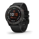 Garmin Fenix 6X Solar Titanium DLC Nero/Grigio, 010-02157-21 (rinnovato)