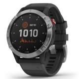 Garmin fēnix 6 Solar – GPS Smartwatch Multisport 47mm, Display 1,3”, HR e saturazione ossigeno al polso, Pagamento contactless Garmin Pay, Schermo Solar Power Glass, Colore Nero/Siver