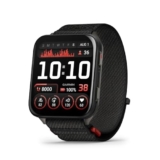 Garmin® Venu® X1, smartwatch GPS sottile e leggero, display AMOLED, funzioni avanzate di salute e fitness, nero con fondello in titanio ardesia e cinturino in nylon ComfortFit nero