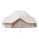 GeRRiT Tenda a Campana per 8-12 Persone Tenda in Tela Tende yurta Tenda in Tela Beige per Campeggio Tenda familiare per attività Matrimoni